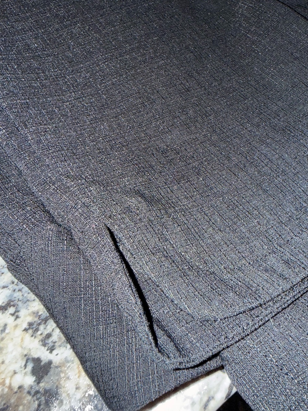 Van Heusen Black Textured Stretch Pull-On Capris - Picture 6 of 6